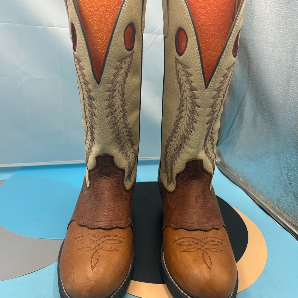 Laredo men 10 Knoxville buckaroo cowboy boots - Picture 2 of 10